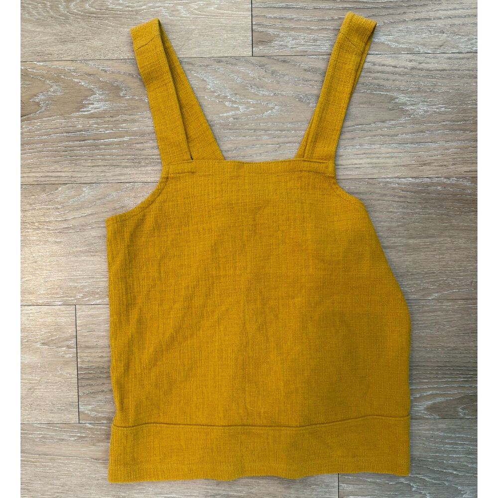 Madewell Mustard Yellow Apron Top Size XXS